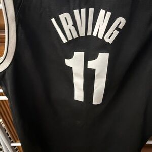 NBA Black Swingman Jersey with White Detail